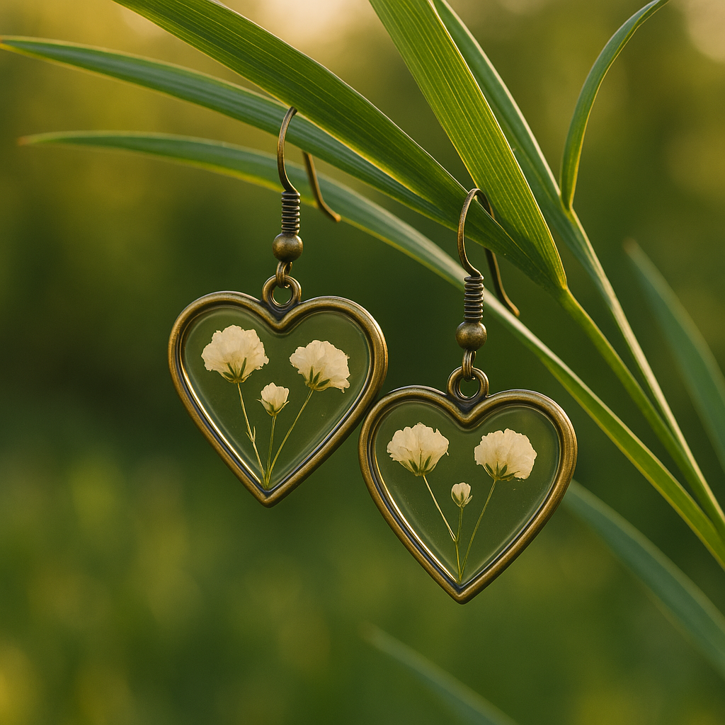 FLO's Eternal Bloom Heart Earrings