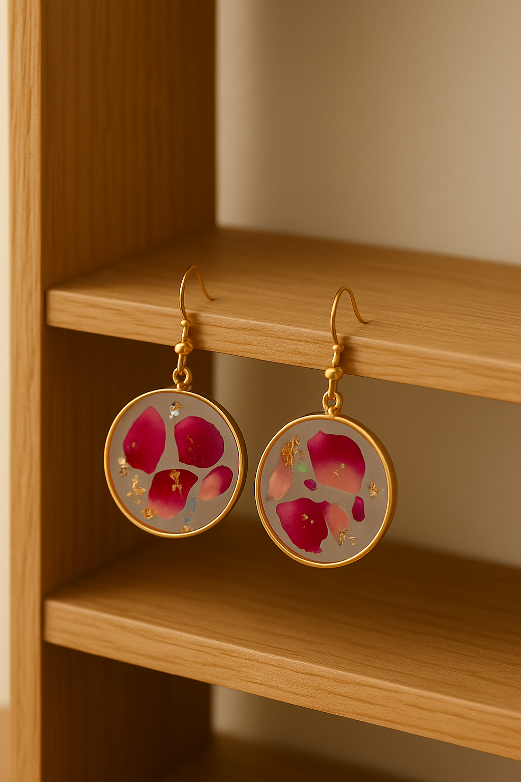 FLO's Radiant Petal Hoop Earrings