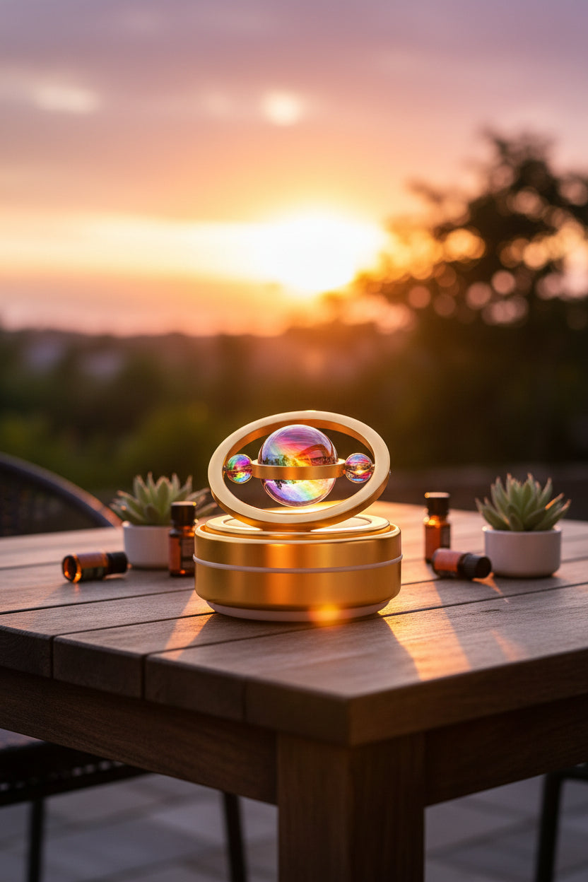 FLOs AuroraGlow Solar Diffuser