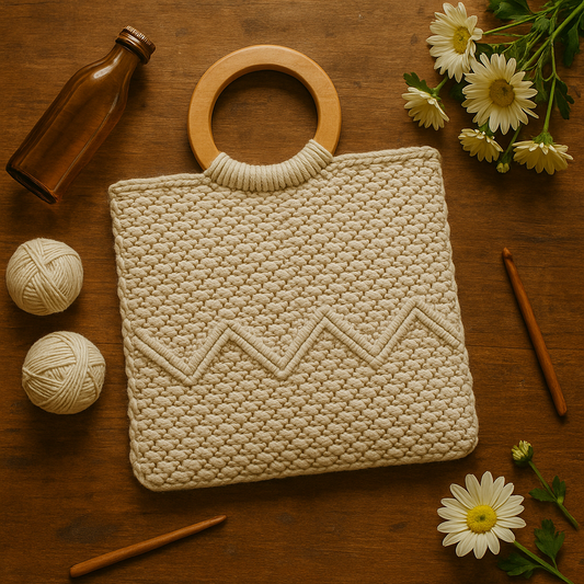 FLO's Sahara Wave Crochet Tote