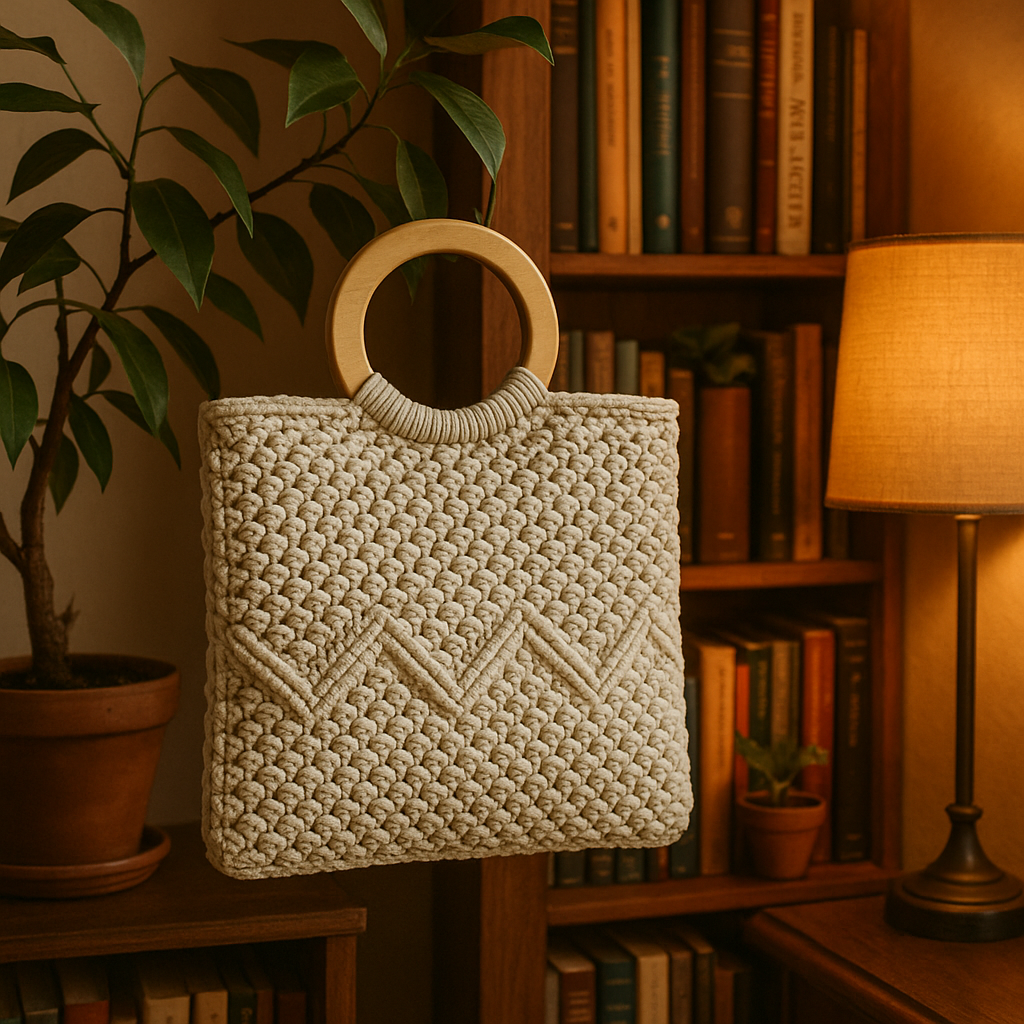 FLO's Sahara Wave Crochet Tote