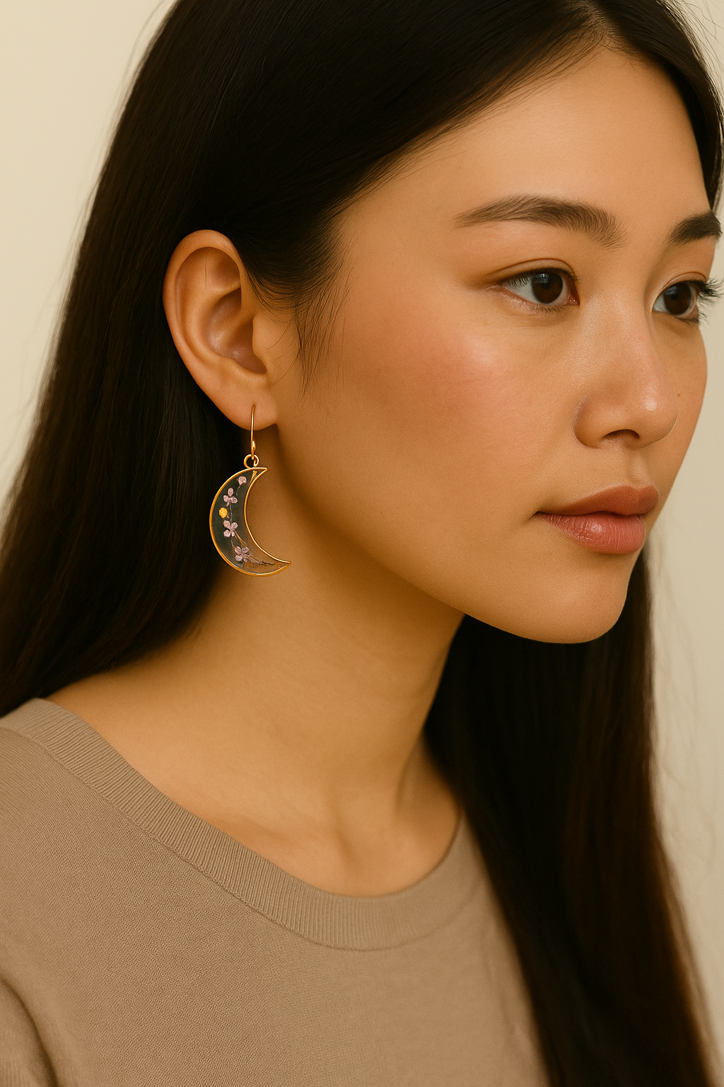 FLO's Lunar Bloom Queen Lace Earrings