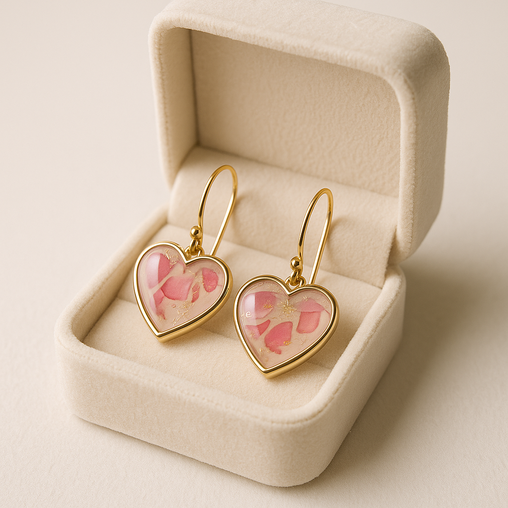 FLO's Heartfelt Rose Earrings