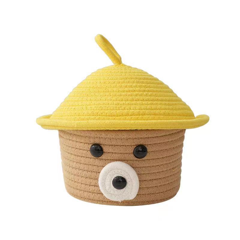 Cubby Bear Crochet Basket