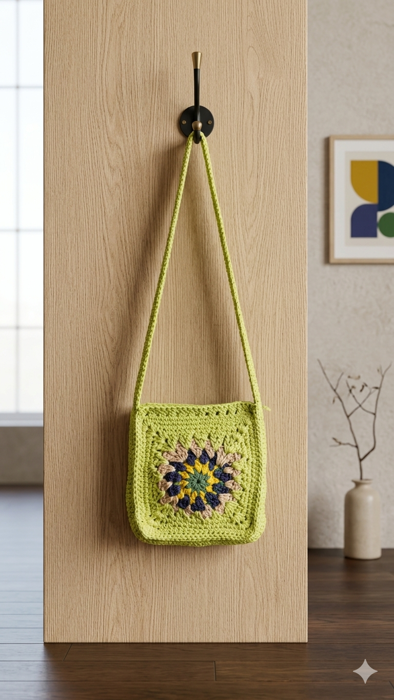 Cotton Sunflower Sling Bag