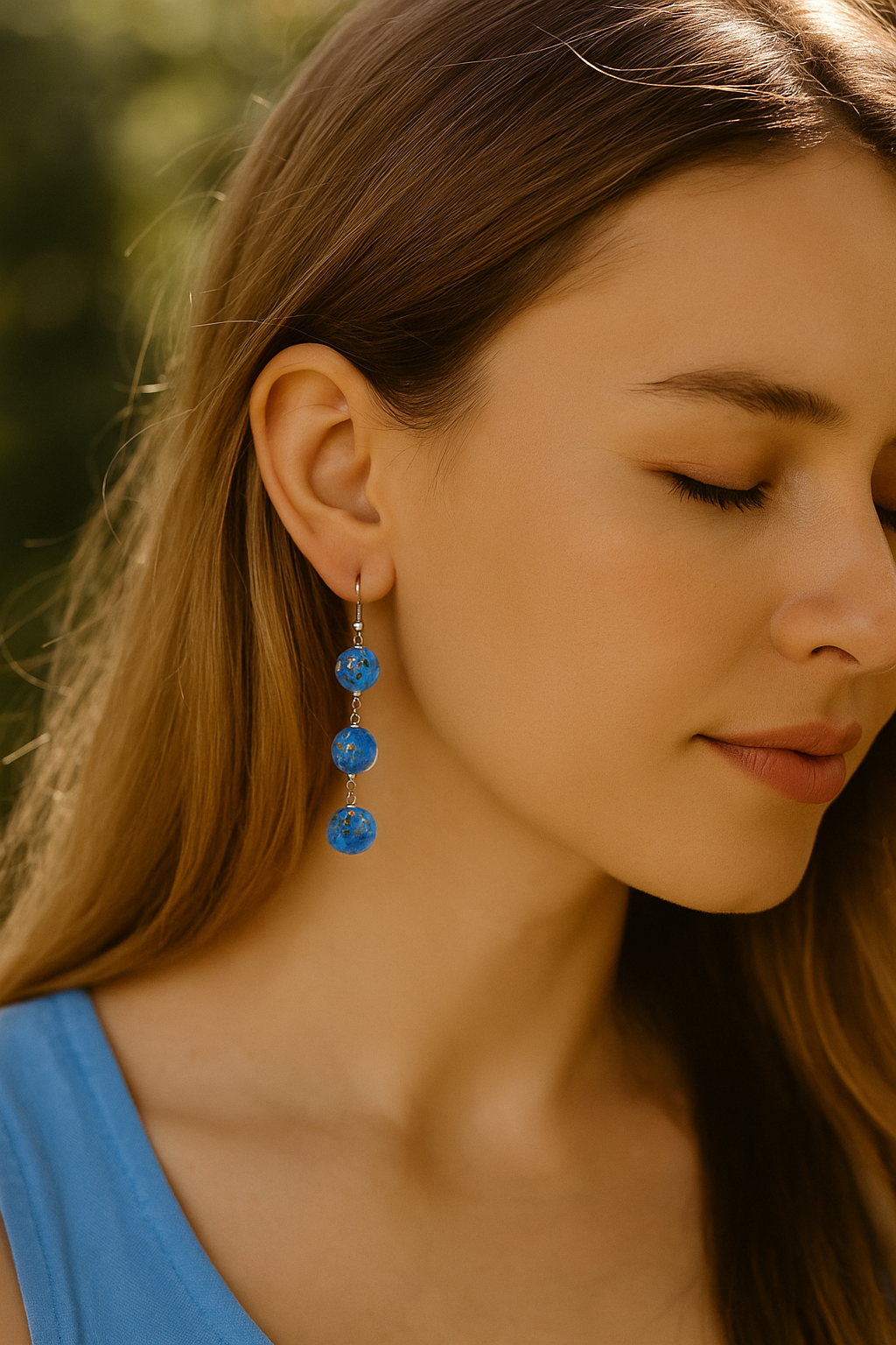 FLO's Blue Mist Earrings