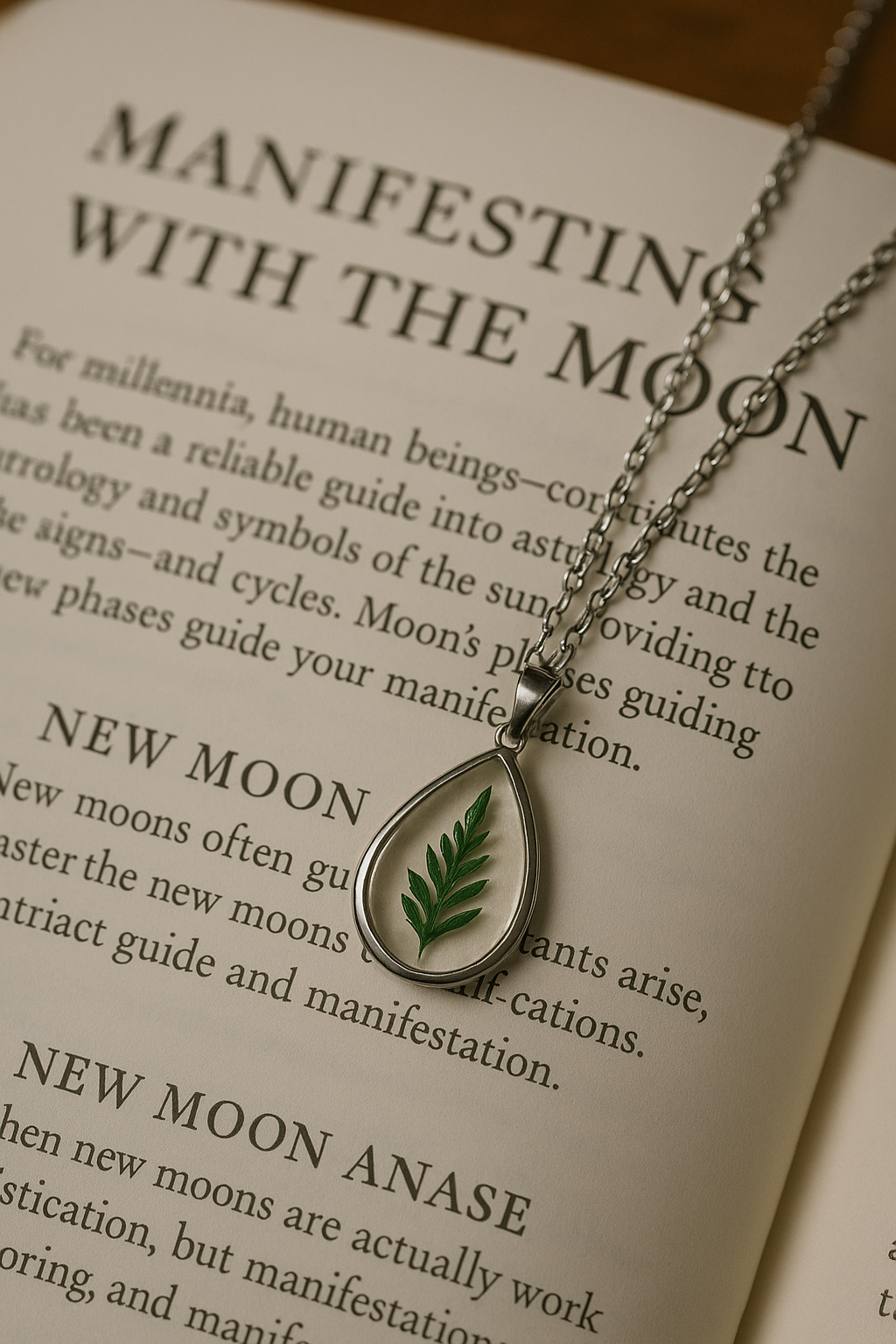 FLO's Glitzy Wild Fern Necklace