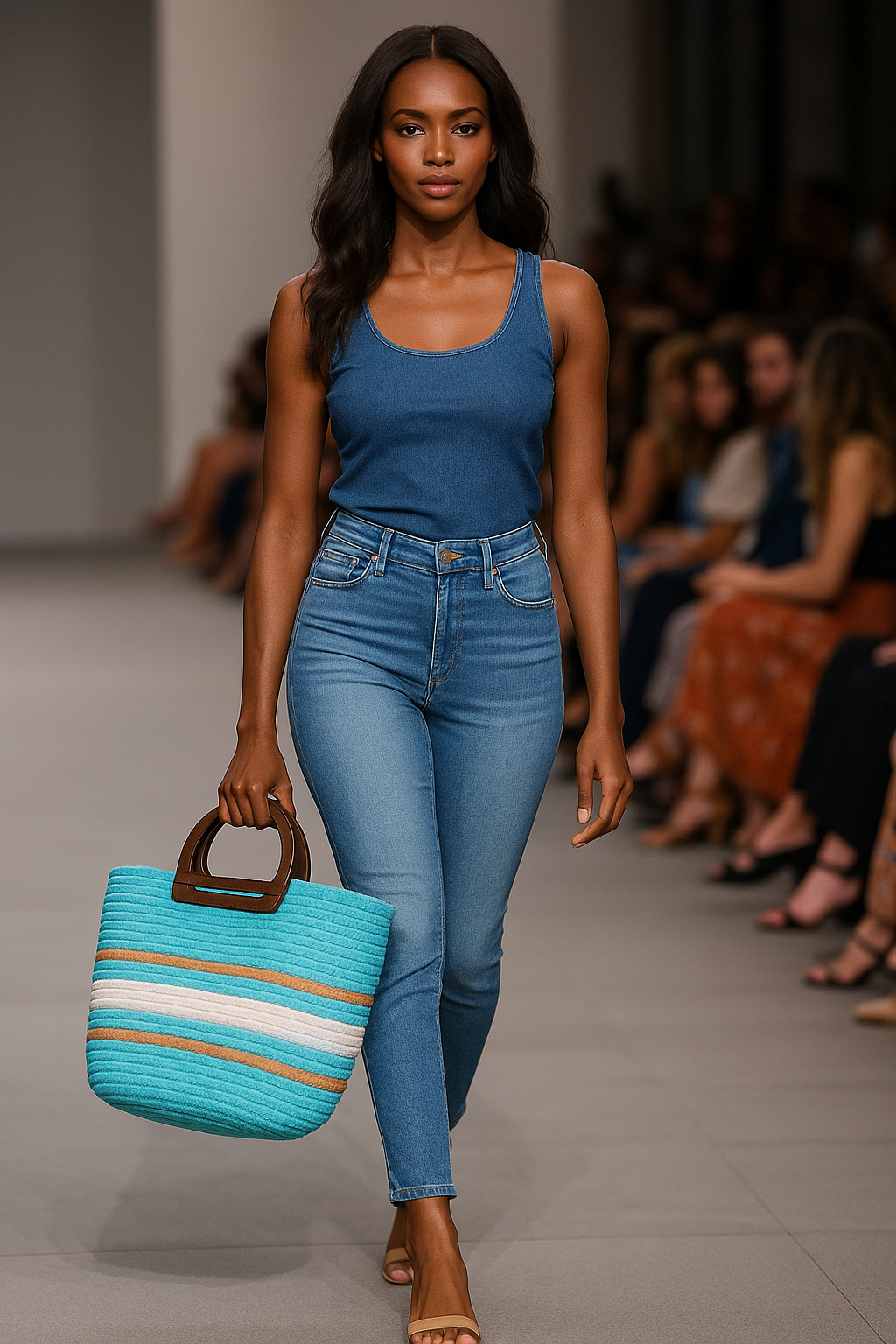 FLO's Azure Drift Crochet Tote