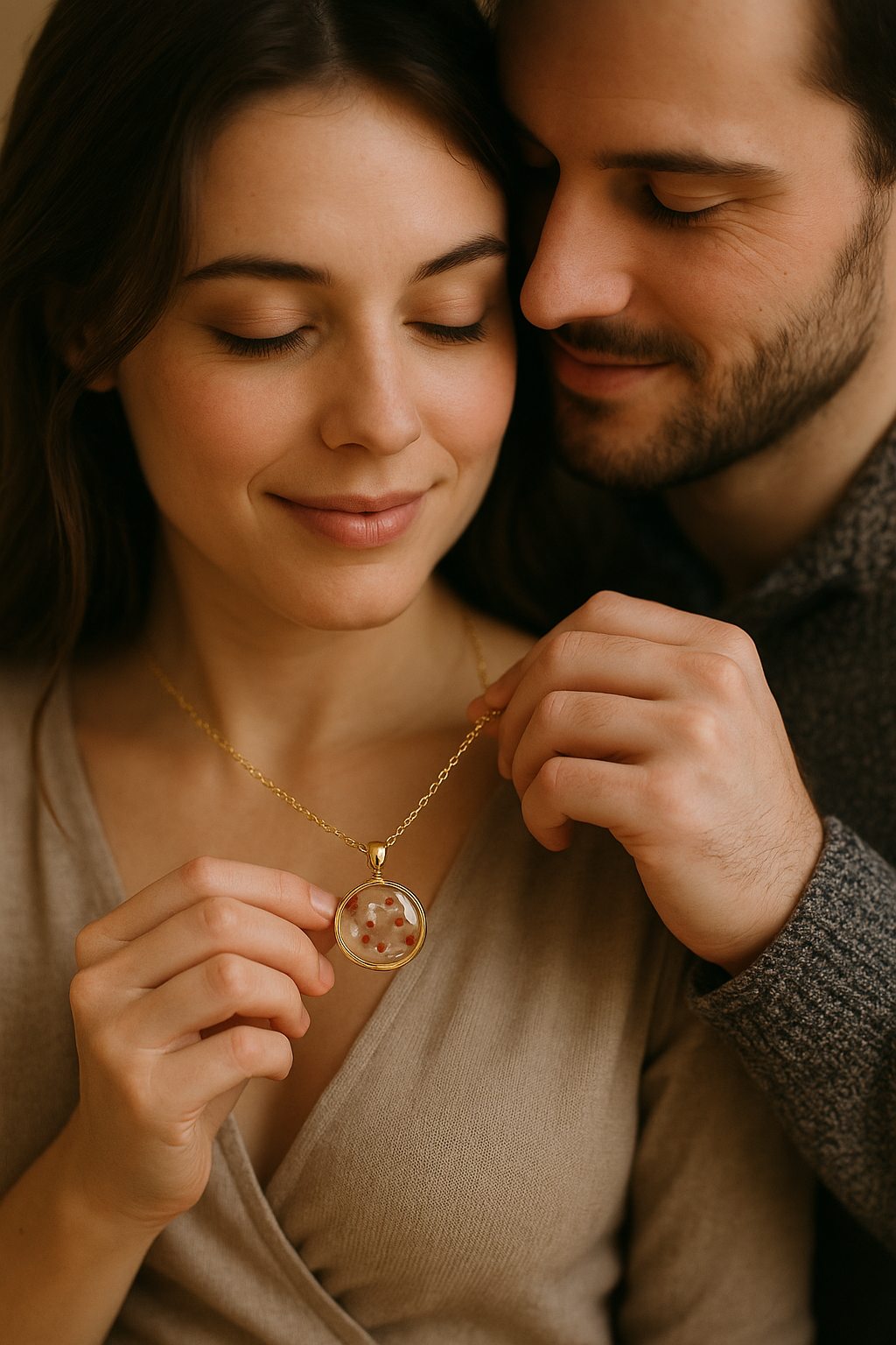FLO's Blossoming Serenity Baby’s Breath Pendant