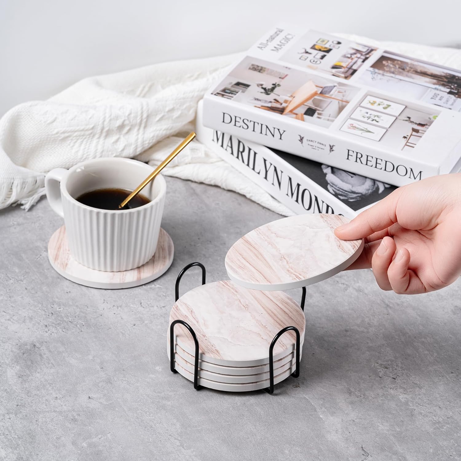 FLO's Classic Marble Coaster