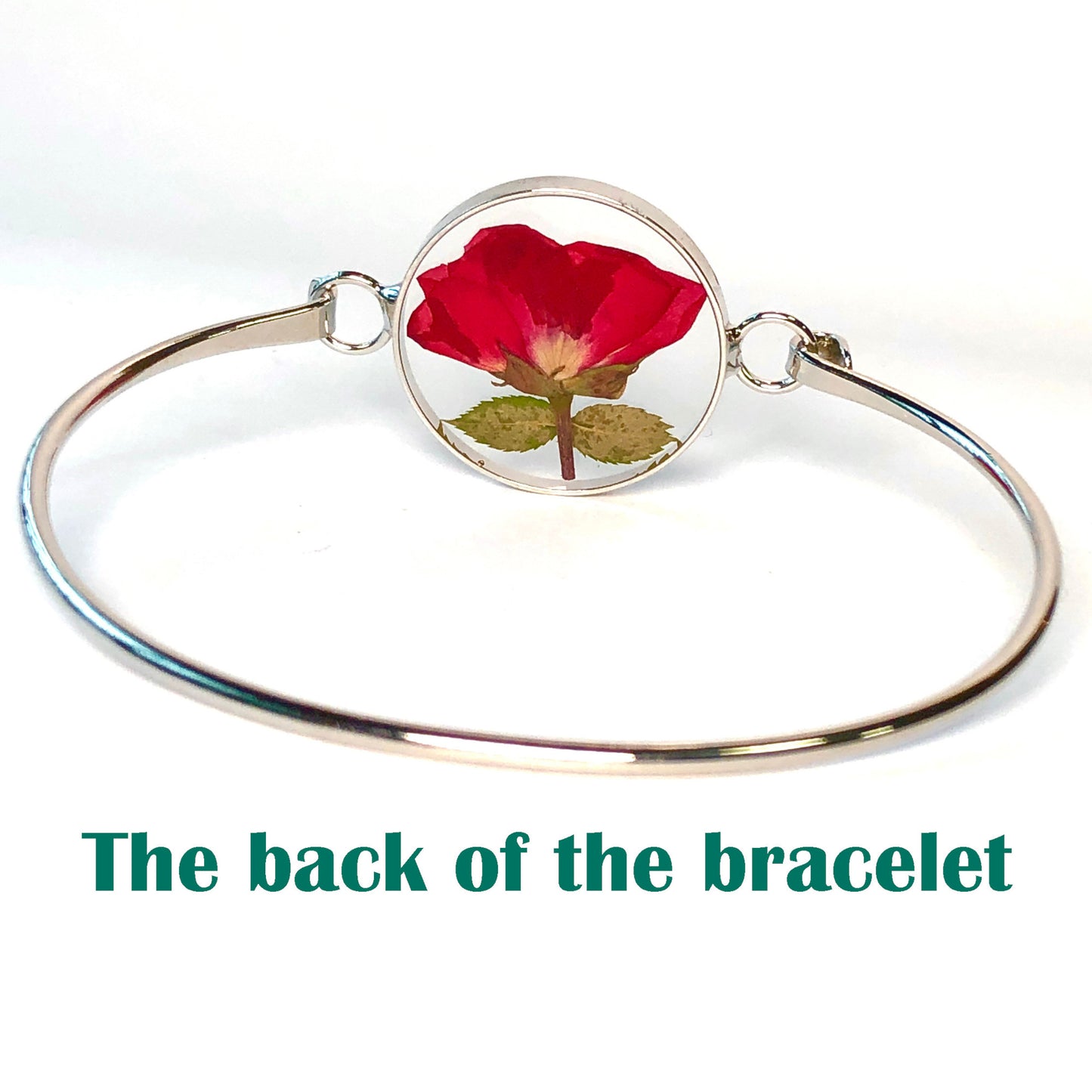 FLO's Graceful Rose Bangle Bracelet