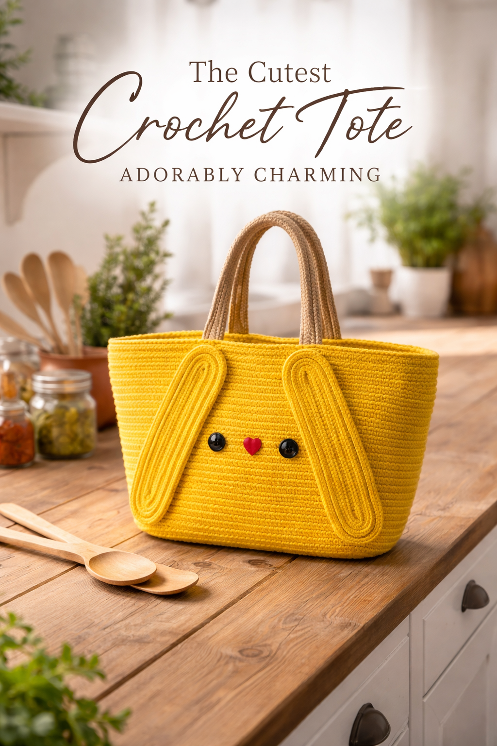 Sunny Bunny Crochet Tote