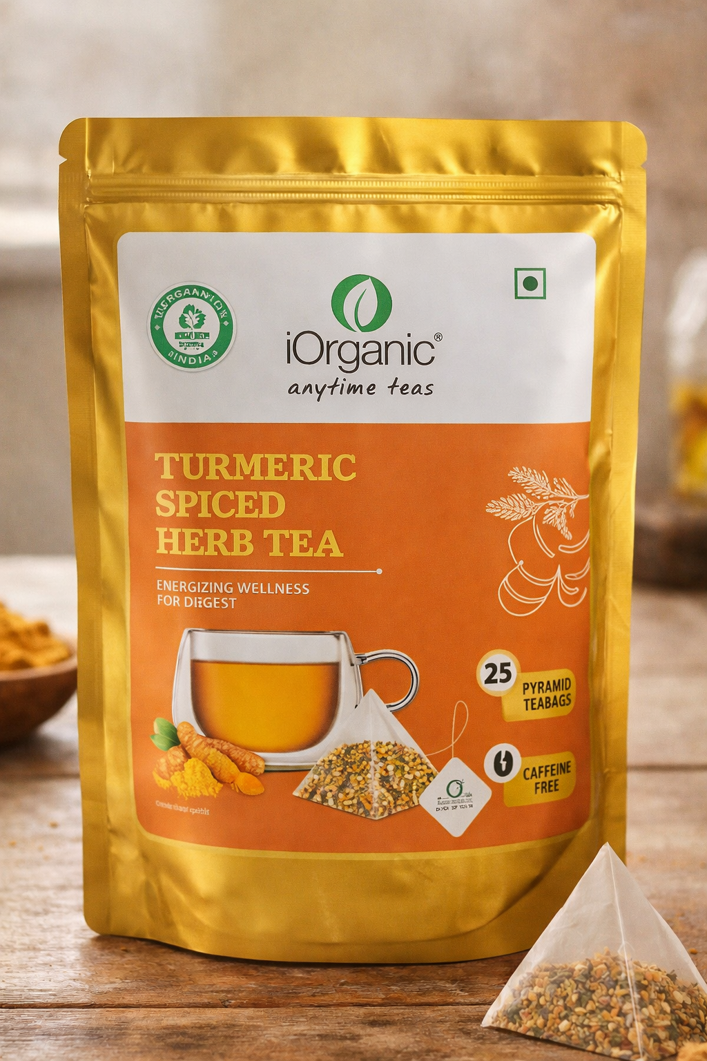 Turmeric Spice Wellness Tea Bags