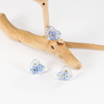 FLO's Heartfelt Forget-Me-Not Earrings