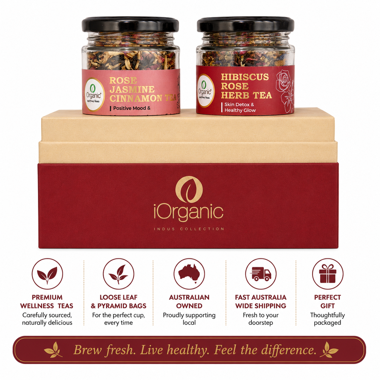 🌹Rose Harmony – Premium Tea Gift Box