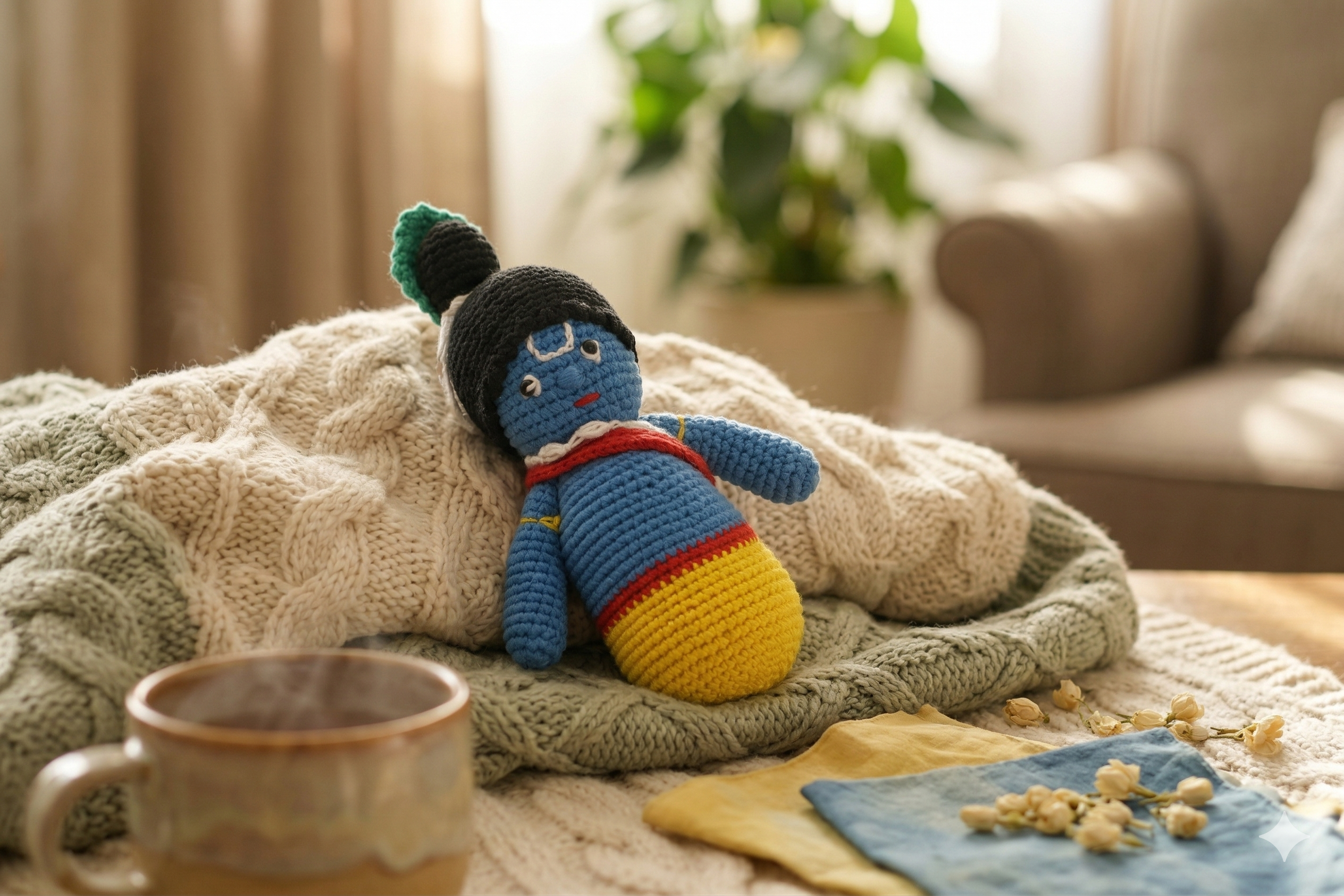 Enchanted Wonder – Krishna Crochet Toy