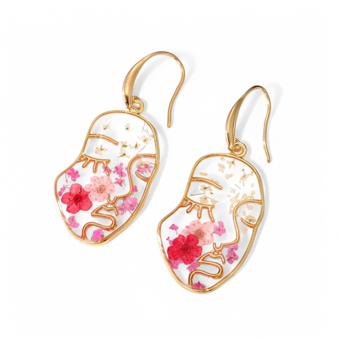 FLO's Floral Muse Face Earrings