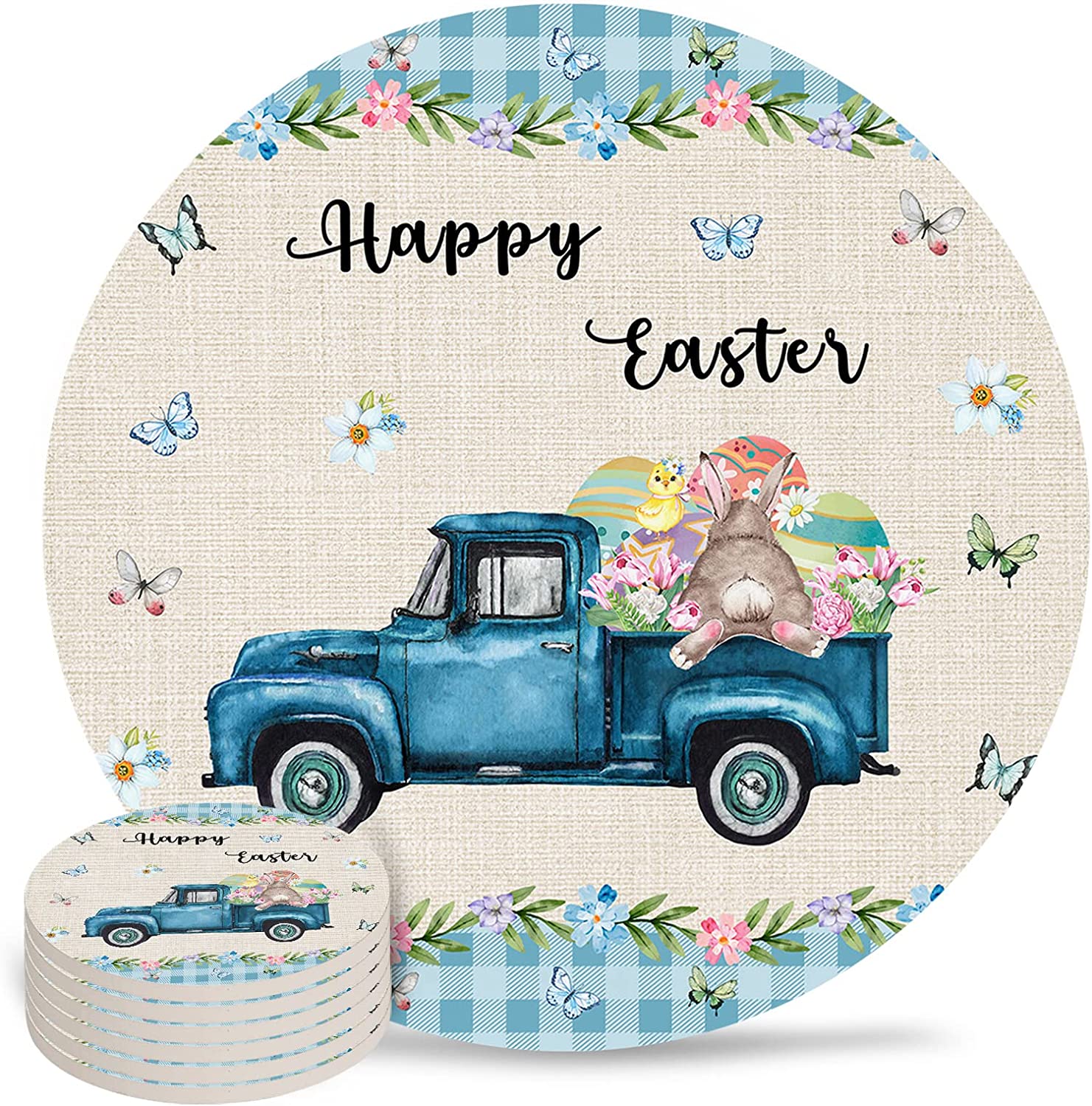 FLO's Cozy Holiday Truck Coaster
