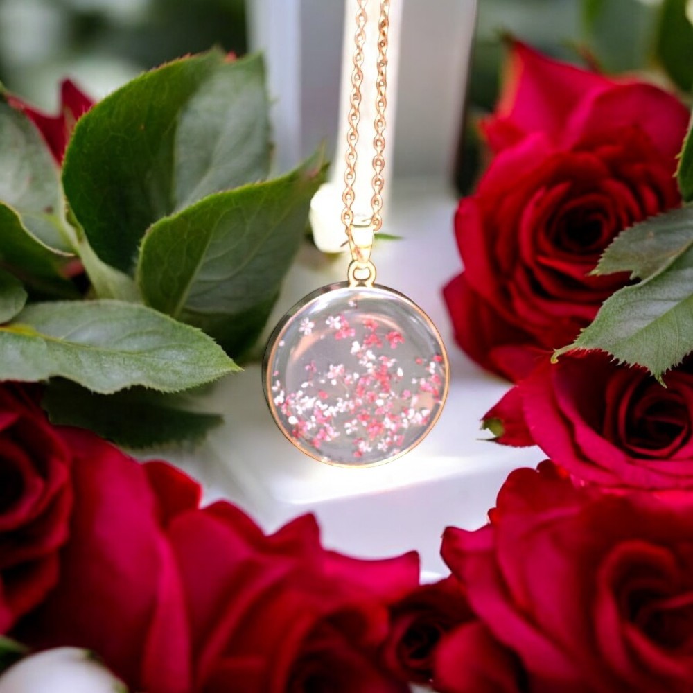 FLO's Blossoming Serenity Baby’s Breath Pendant