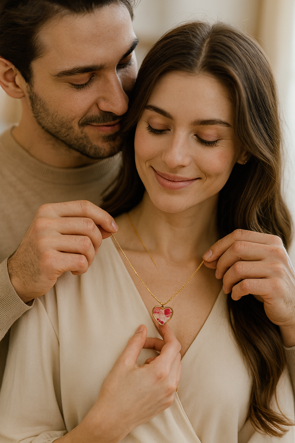 FLO's Eternal Rose Heart Pendant