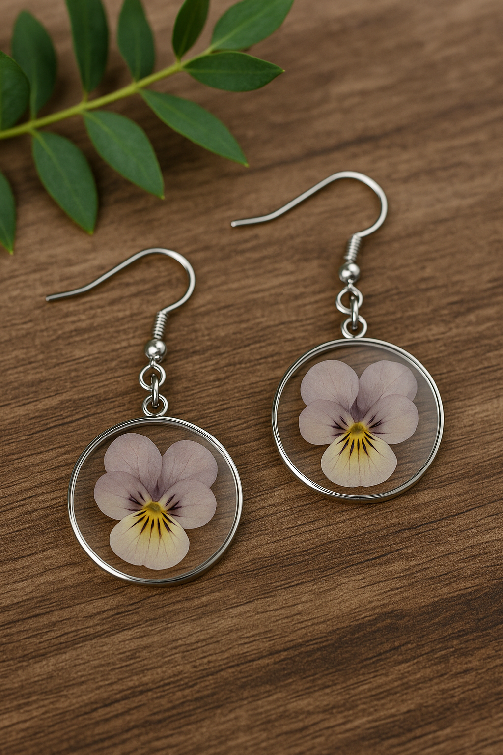 FLO's Violet Elegance Drop Earrings