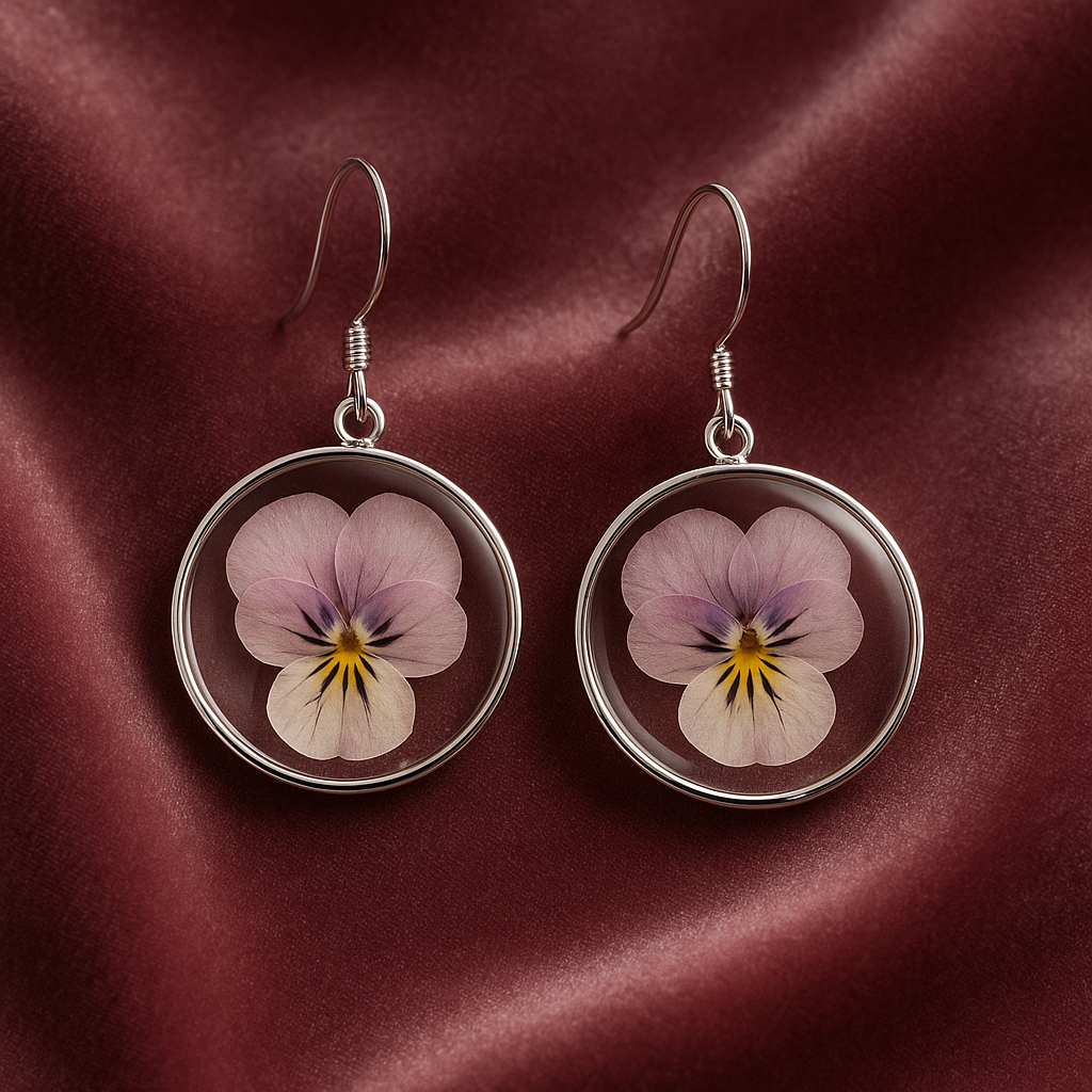 FLO's Violet Elegance Drop Earrings