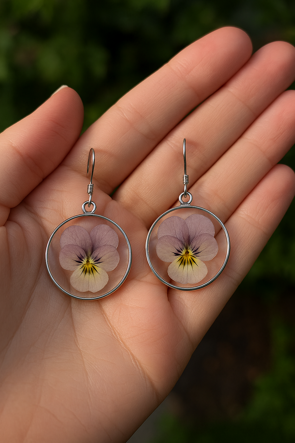 FLO's Violet Elegance Drop Earrings