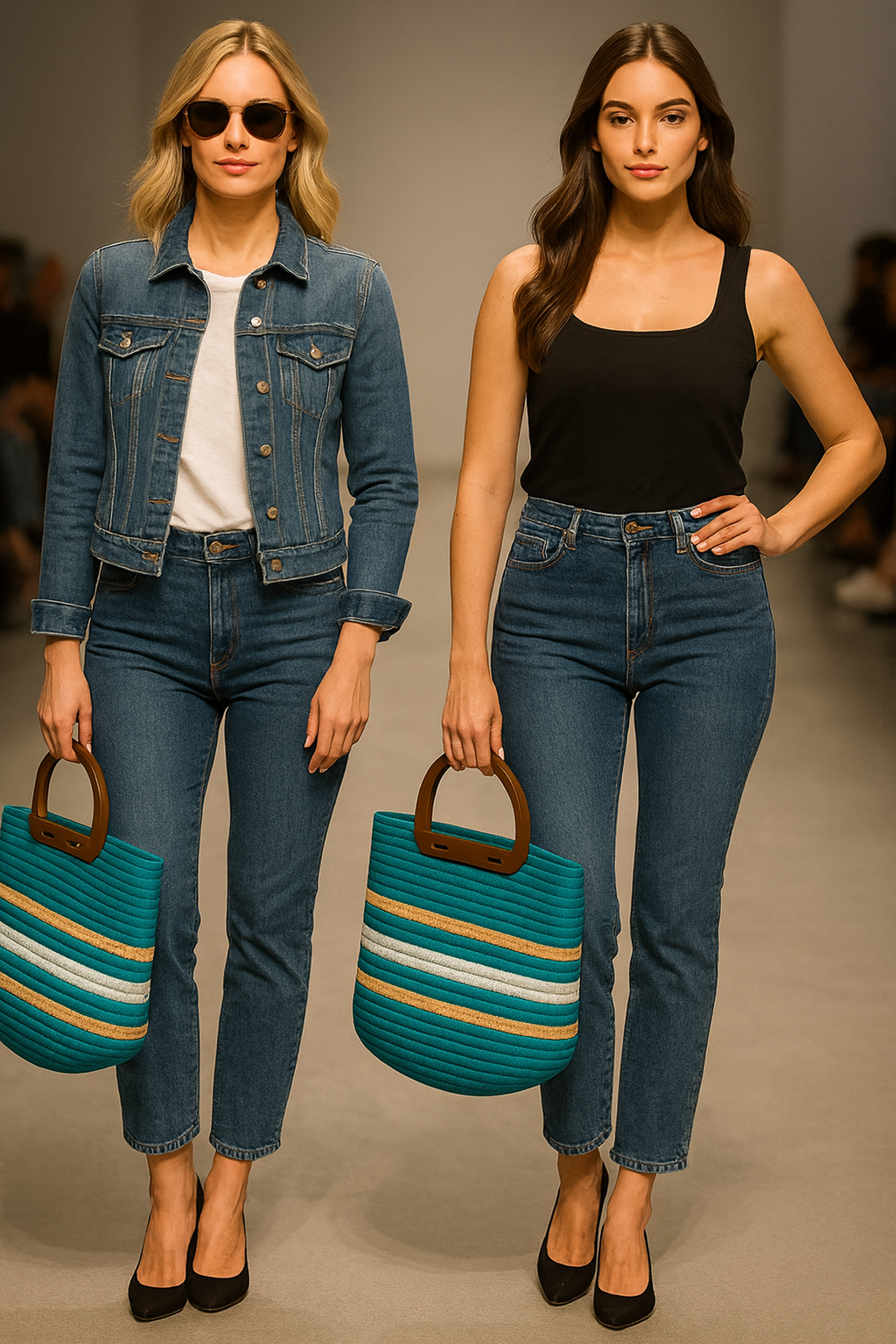 FLO's Azure Drift Crochet Tote