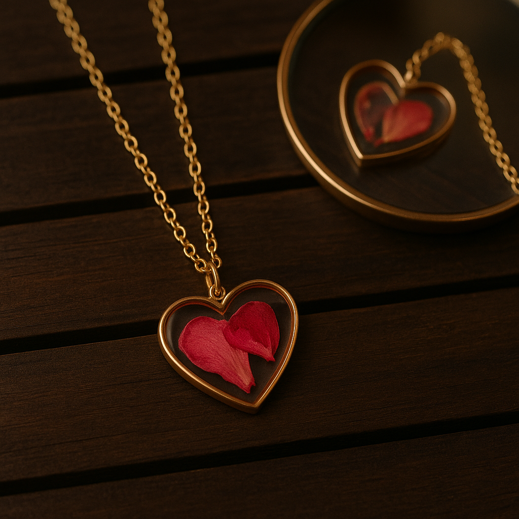FLO's Eternal Rose Heart Pendant