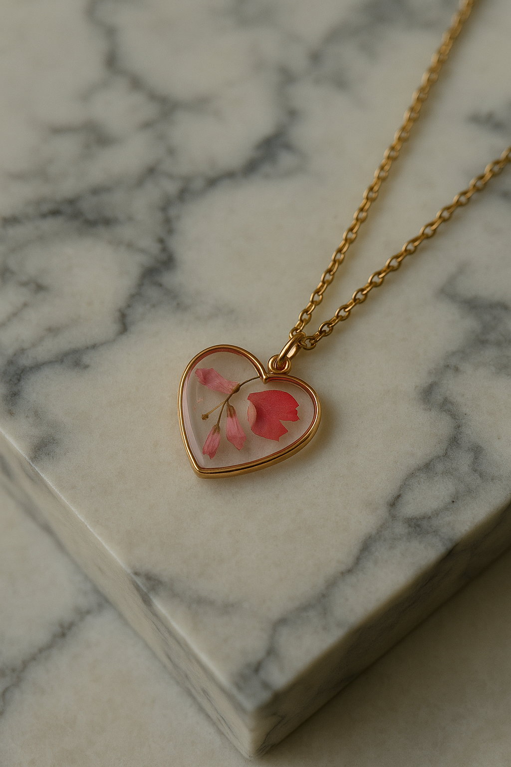 FLO's Eternal Rose Heart Pendant