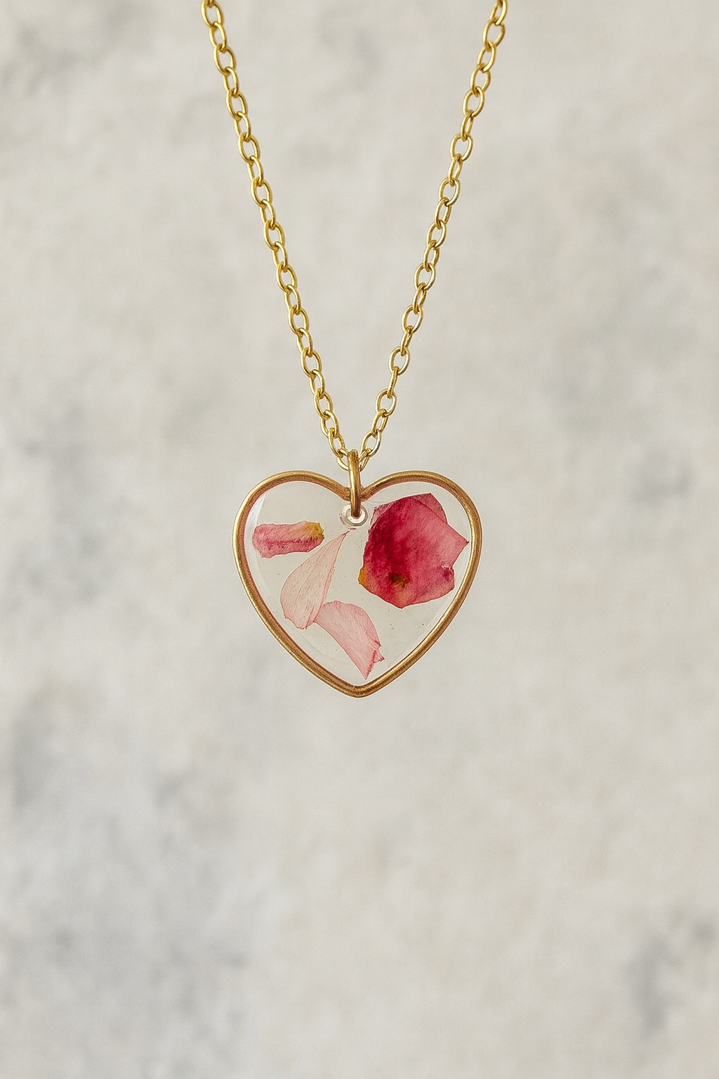 FLO's Eternal Rose Heart Pendant