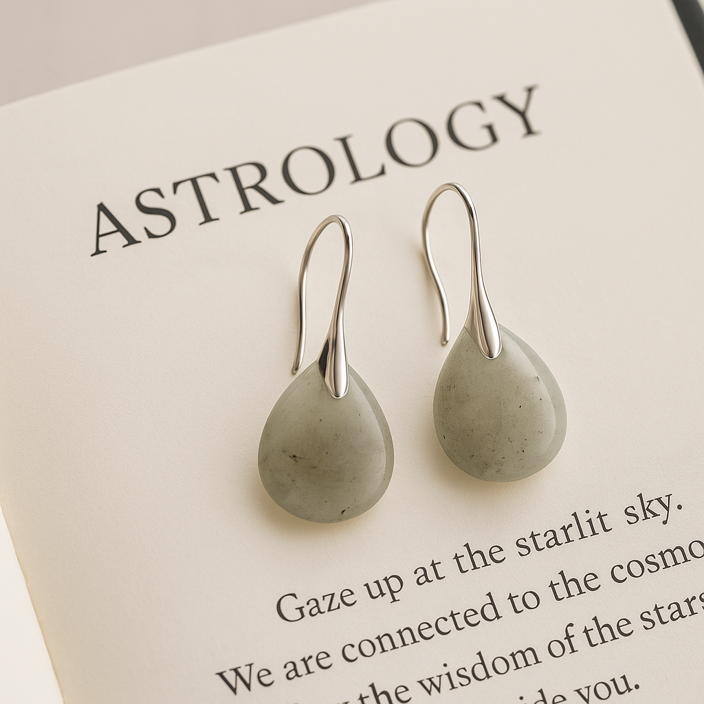 FLO's Labradorite Teardrop Stone Earrings