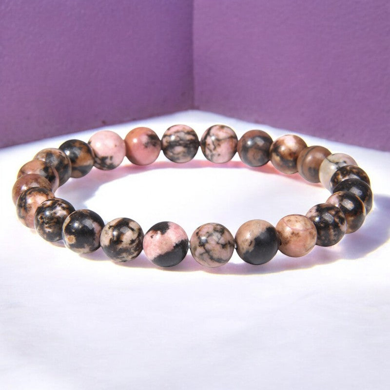 FLO's Rhodochrosite (Rose-Pink with White or Gray Bands)