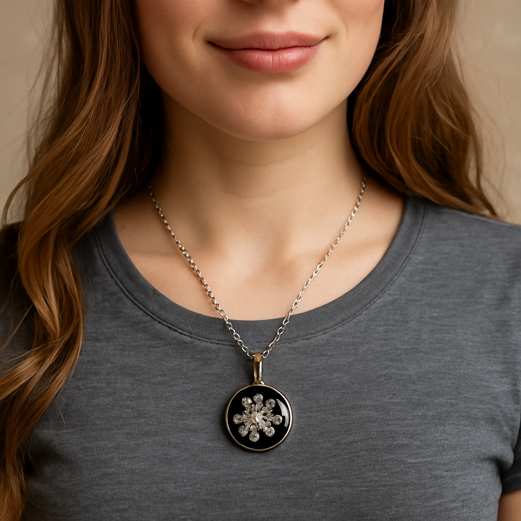 FLO's Midnight Bloom Pendant