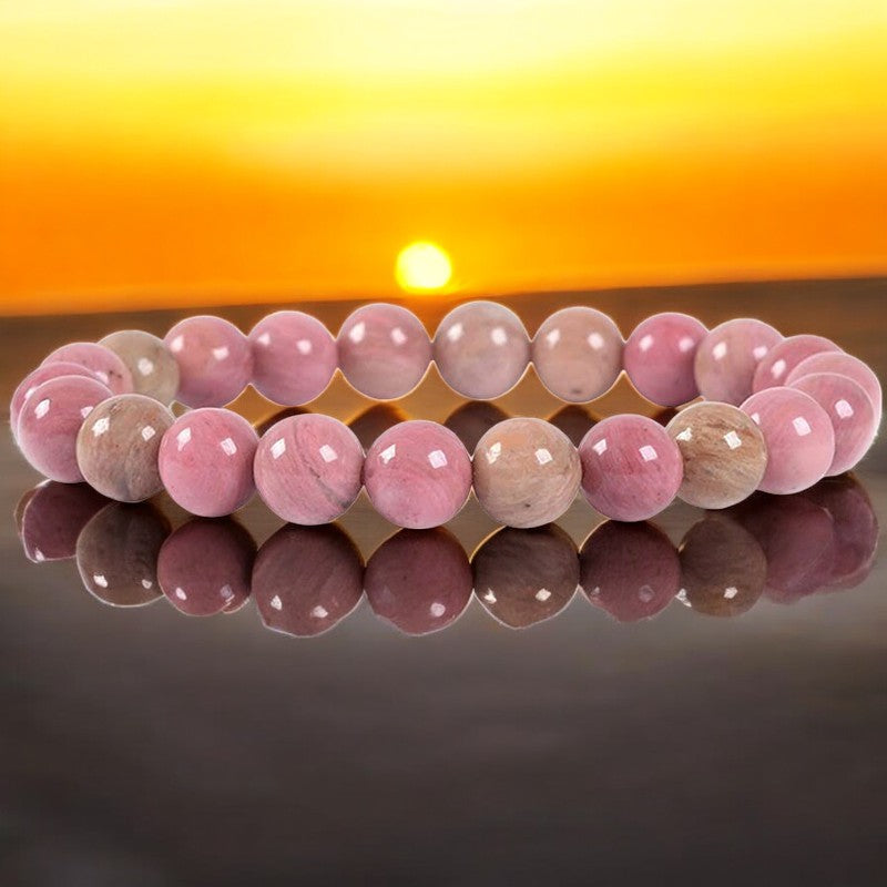 FLO's Rhodonite (Pink to Rose-Red with Black Veins)