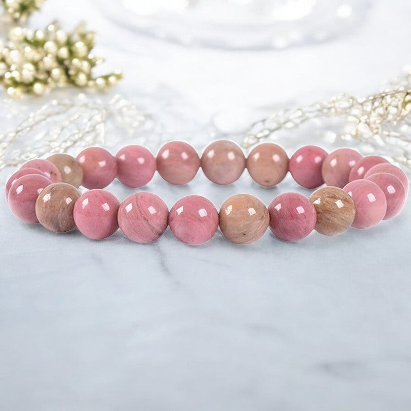 FLO's Rhodonite (Pink to Rose-Red with Black Veins)