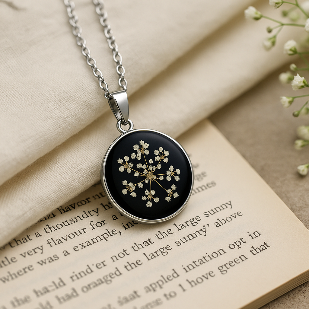 FLO's Midnight Bloom Pendant