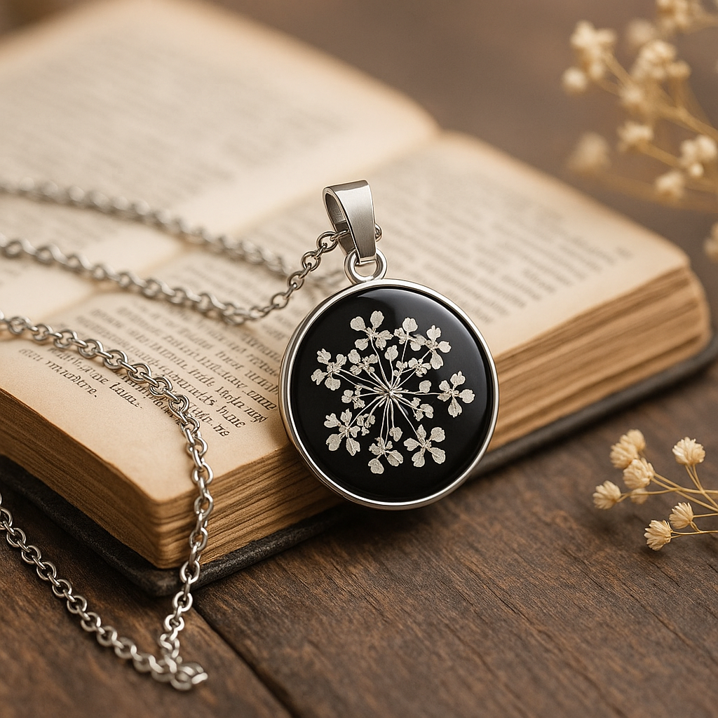 FLO's Midnight Bloom Pendant