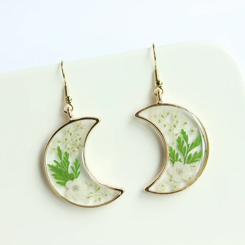 FLO's Verdant Moon Crescent Drops