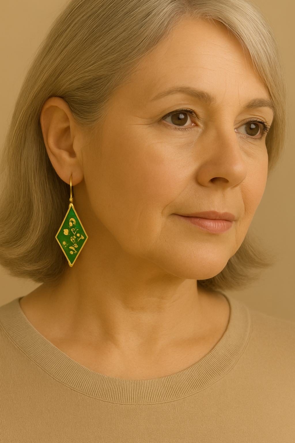 FLO's Emerald Harmony Earrings