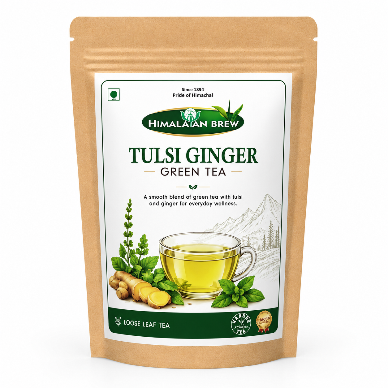 Tulsi Ginger Green Tea