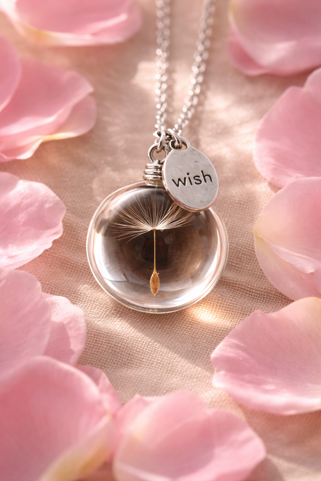 FLO’s MoonWish Dandelion Orb Pendant