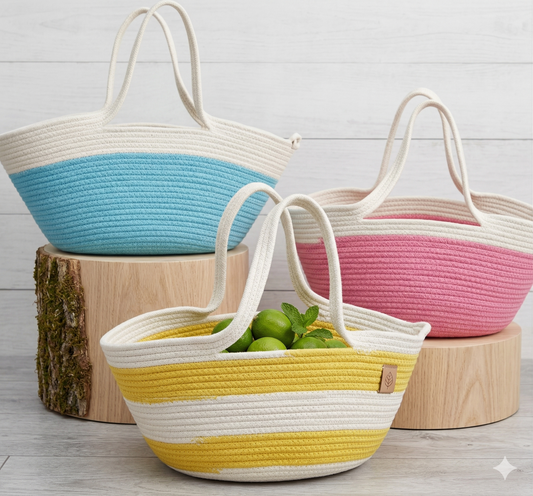 FLO's Sunset Glow Crochet Tote