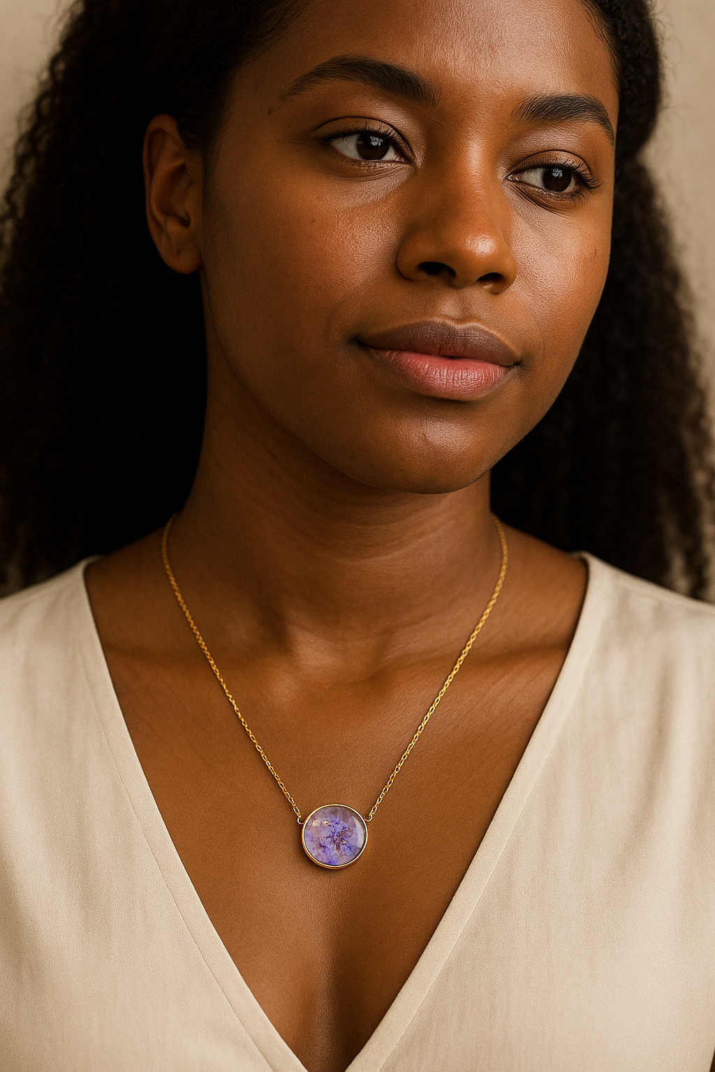 FLO's Larkspur Elegance Pendant