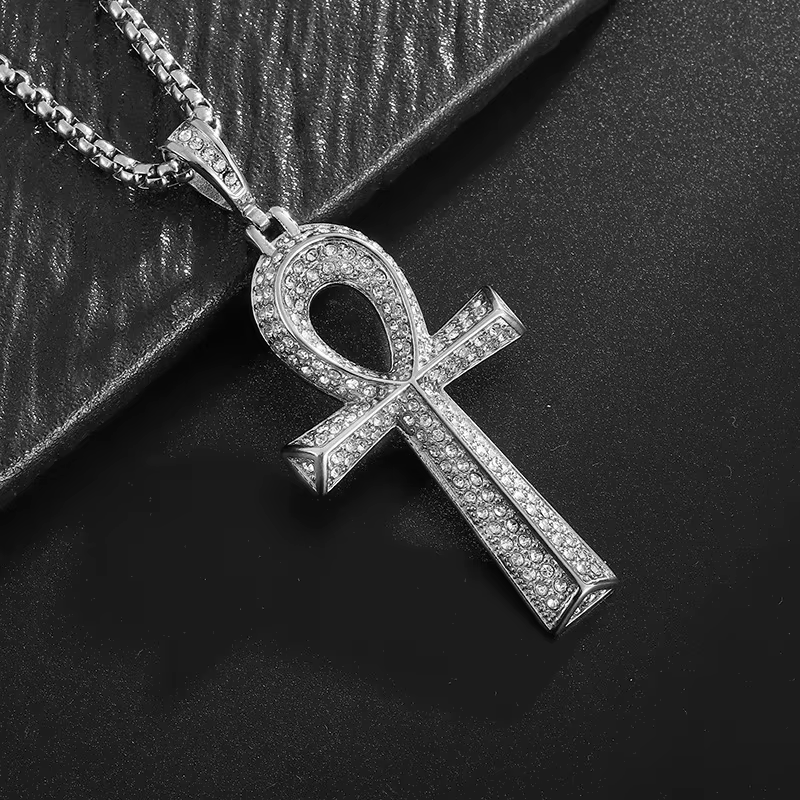 FLOs Key of Life Pendant – Egyptian Ankh Necklace (Gold &amp; Silver Options)