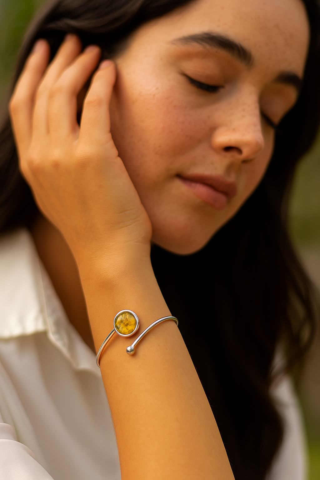 FLO's Minimalistic Plum Blossom Bracelet