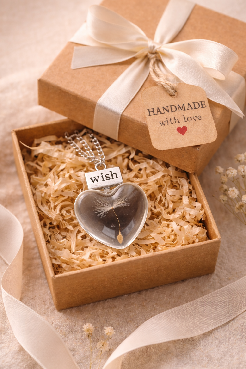 FLO’s HeartWish Dandelion Pendant