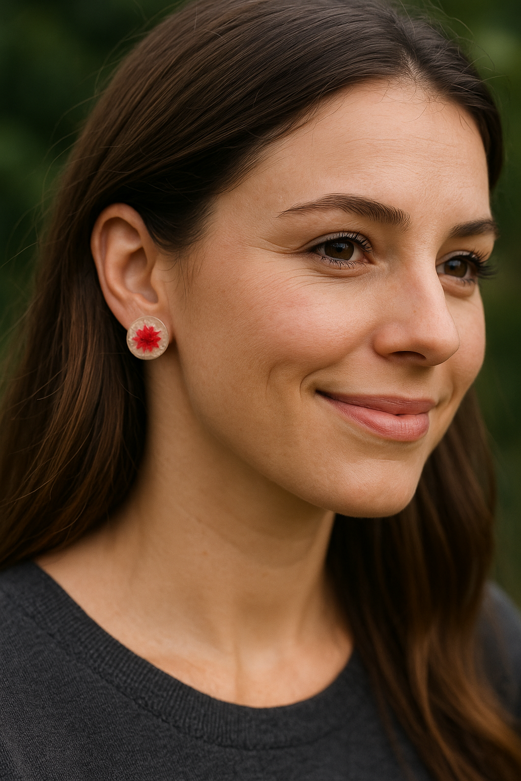 FLO's Scented Carmines Real Dried Flower Earrings