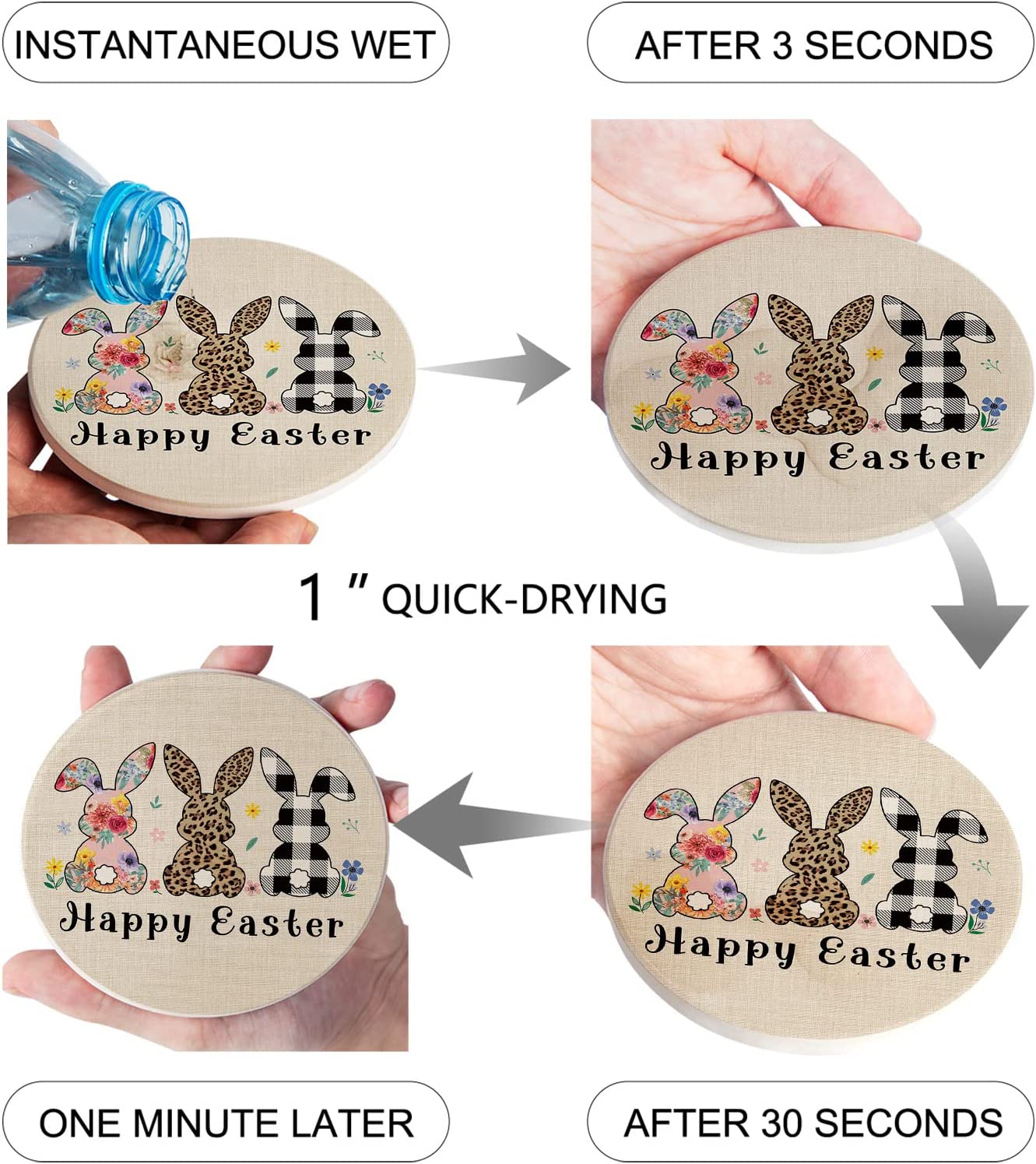 FLO's Easter Celebration Coaster