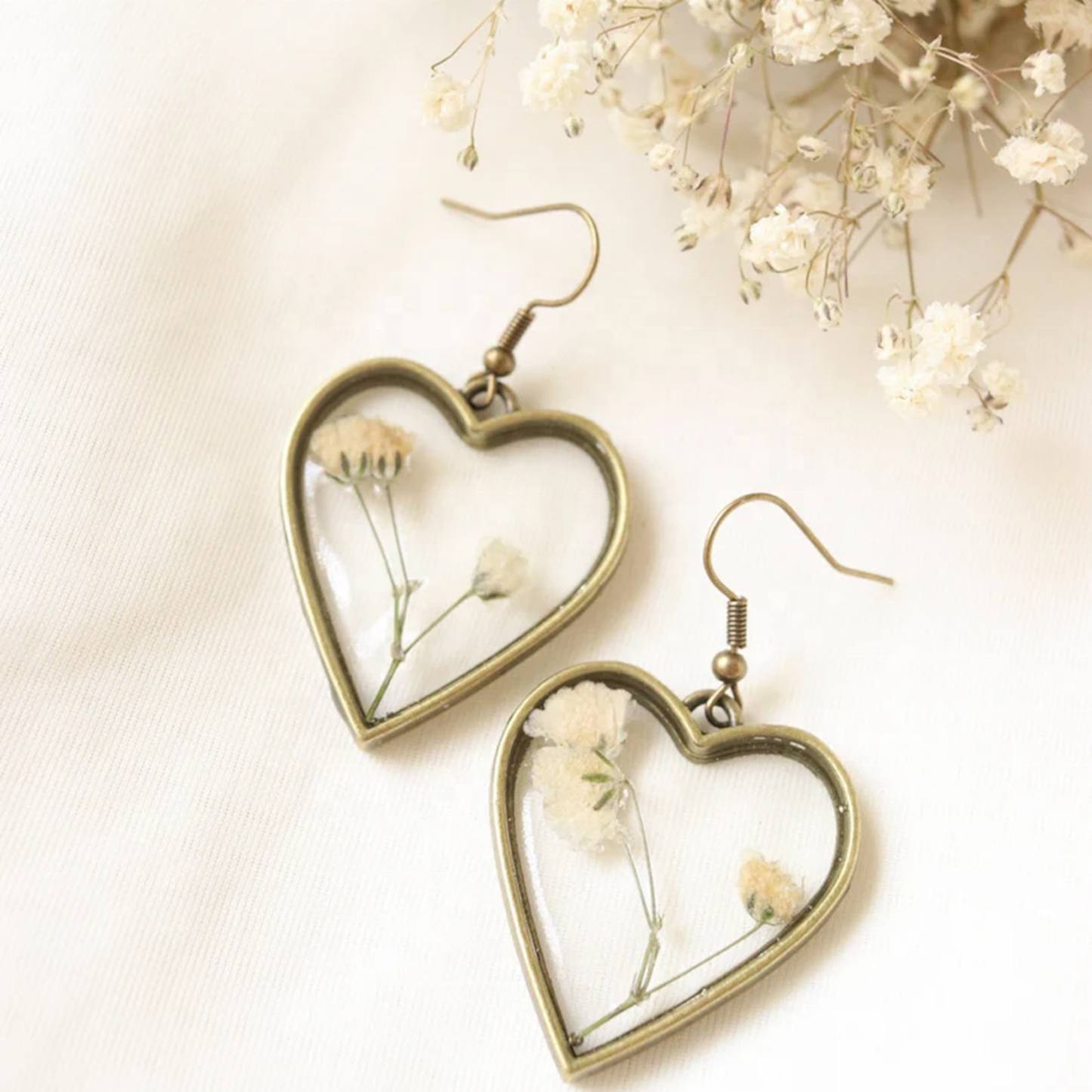 FLO's Eternal Bloom Heart Earrings